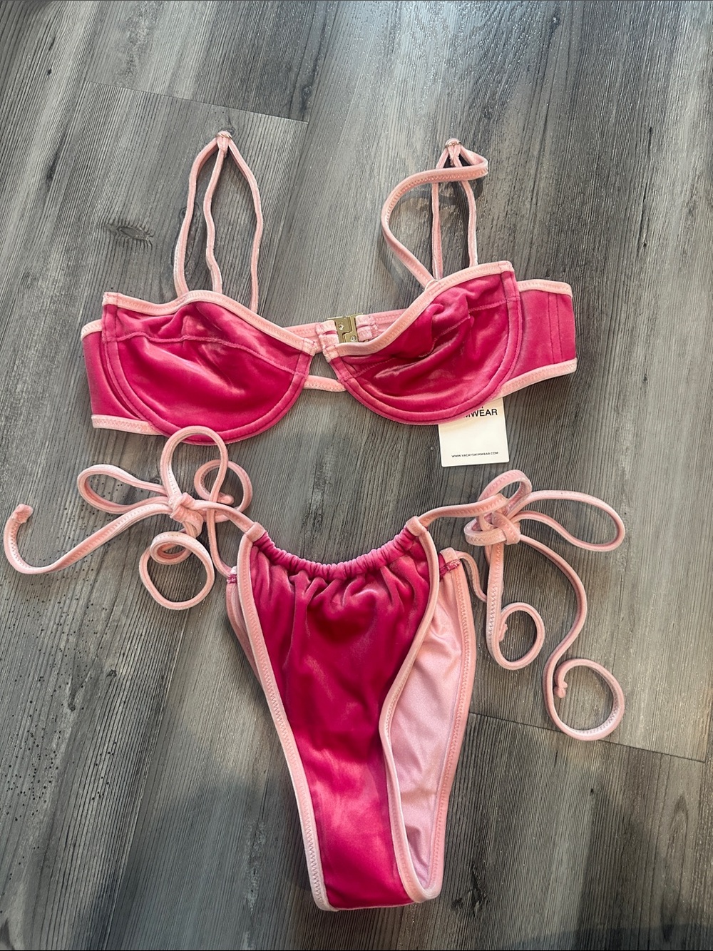 Vacay swimwear velvet bikini
